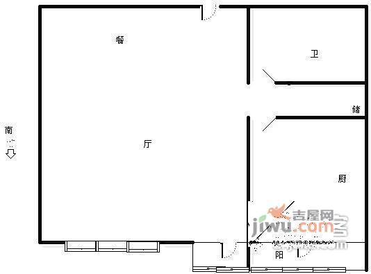 北京香颂1室1厅1卫315㎡户型图