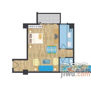 北京香颂1室0厅1卫48㎡户型图