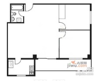 晨宇明阁2室1厅1卫70㎡户型图