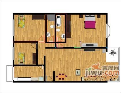 天通苑老五区3室2厅2卫228㎡户型图