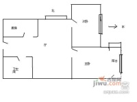 青春无限2室1厅1卫89㎡户型图