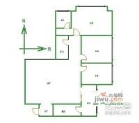 西环景苑3室2厅2卫139㎡户型图