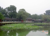 地安门什刹海实景图图片