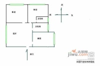 百万庄午区2室1厅2卫80㎡户型图