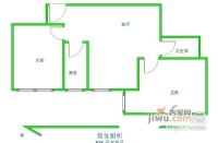 富宏馨居2室1厅1卫85㎡户型图