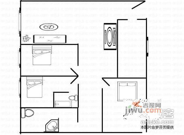 欧陆庭苑3室2厅2卫106㎡户型图