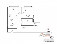 花和小城2室2厅1卫90㎡户型图