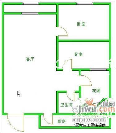 金碧花园3室2厅2卫107㎡户型图