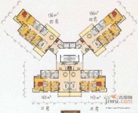 朝阳苑3室2厅2卫户型图