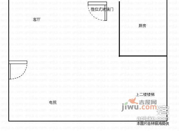 帝豪花园3室2厅2卫124㎡户型图