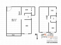 未来世界二期2室2厅2卫120㎡户型图