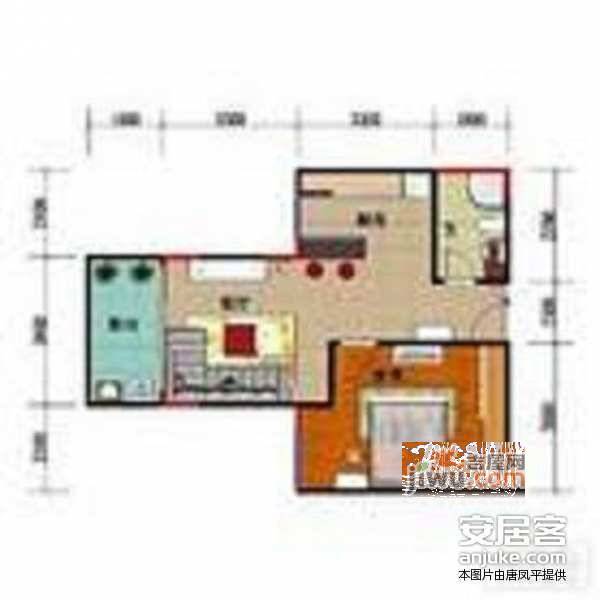 中惠新城3室2厅2卫144㎡户型图