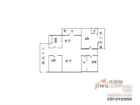 中惠新城2室2厅2卫91㎡户型图