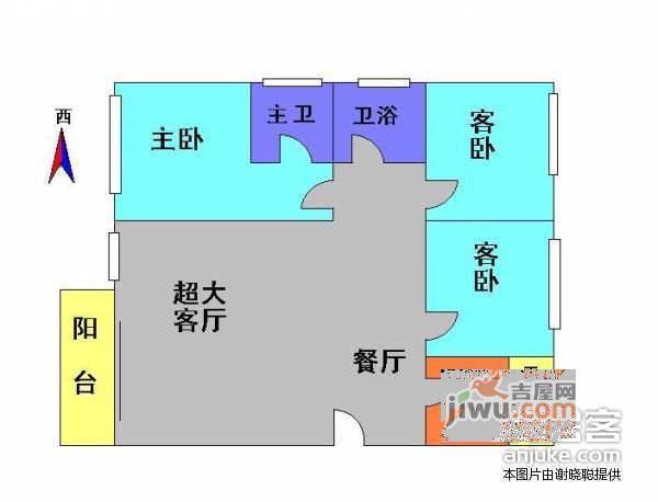 地王广场3室2厅2卫179㎡户型图