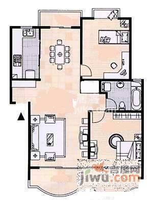 岭南雅苑4室2厅2卫200㎡户型图