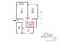 星丰苑2室1厅1卫73㎡户型图