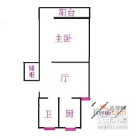 星丰苑1室1厅1卫127㎡户型图