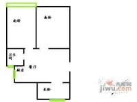 羽北小区3室1厅1卫89㎡户型图