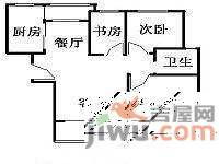 永和家园3室2厅1卫112㎡户型图