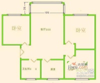 同盛嘉园3室2厅1卫121㎡户型图