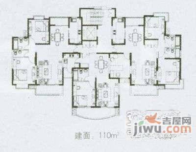 紫东新苑6室2厅4卫305㎡户型图