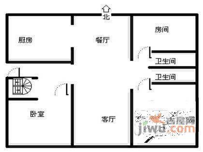 紫东新苑3室2厅1卫150㎡户型图