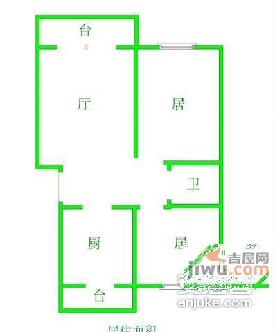 巨东小区2室1厅1卫185㎡户型图