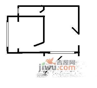 巨东小区1室1厅1卫55㎡户型图