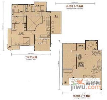 皇朝别墅5室2厅3卫342㎡户型图