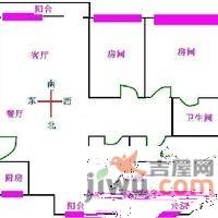 皇朝别墅3室2厅2卫116㎡户型图