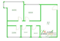 中江小区3室1厅1卫87㎡户型图