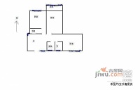 月季园3室1厅2卫105㎡户型图