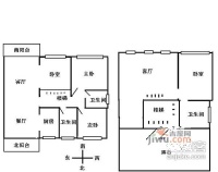 紫藤居3室2厅3卫户型图