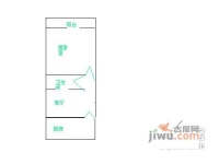 桂巷新村1室0厅1卫31㎡户型图