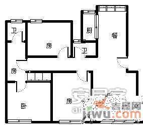 东方知音苑4室2厅2卫148㎡户型图