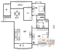 东方知音苑2室2厅2卫101㎡户型图