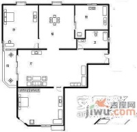 上海壹街区3室2厅1卫125㎡户型图