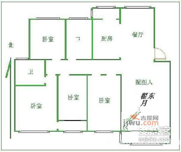 上海壹街区4室2厅2卫217㎡户型图