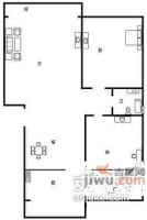 龙柏城市花园2室2厅1卫120㎡户型图