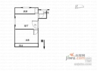 丰水宝邸东苑1室1厅1卫55㎡户型图