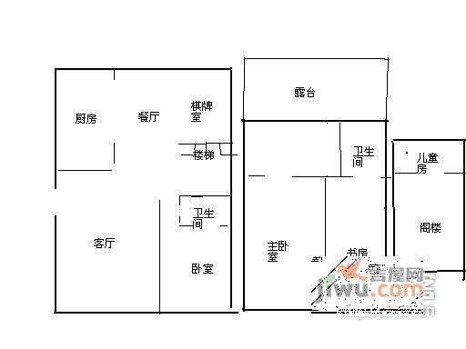 虹桥城市花园4室2厅3卫208㎡户型图