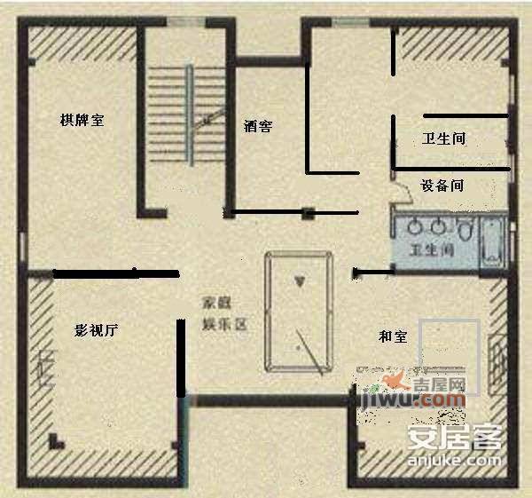 西郊大公馆6室3厅4卫795㎡户型图