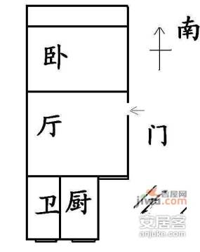 (待售)罗阳一村1房户型户型图