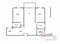 芙蓉花苑2室2厅2卫103㎡户型图