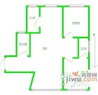 淞虹公寓2室2厅2卫115㎡户型图