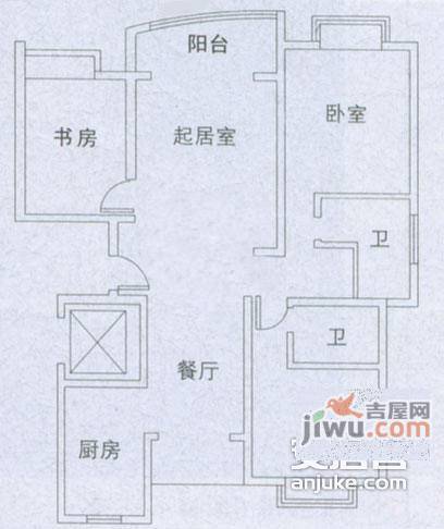 莱顿小城4室2厅3卫221㎡户型图