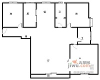 华江景城2室2厅2卫70㎡户型图