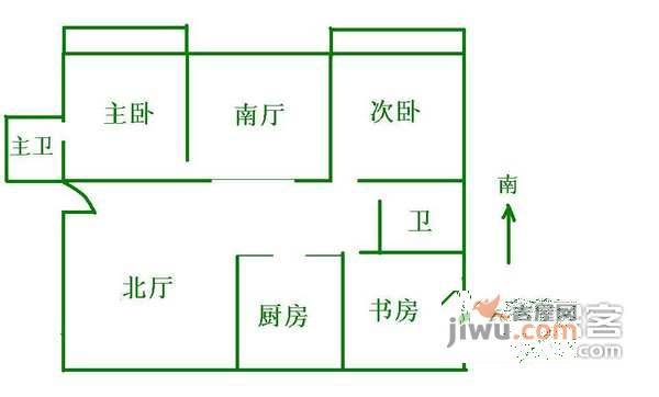 明丰世纪苑3室2厅2卫149㎡户型图