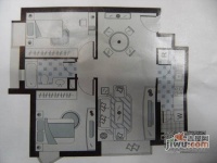 瑞虹新城二期2室1厅1卫77㎡户型图