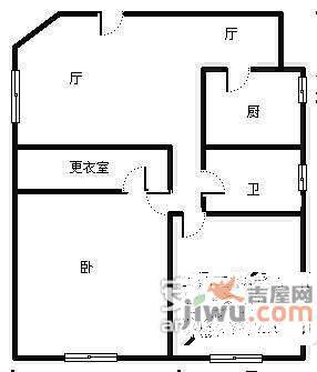 玉兰花苑2室2厅1卫120㎡户型图